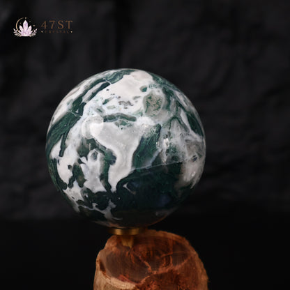 Moss Agate Sphere