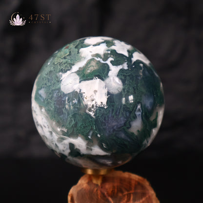 Moss Agate Sphere