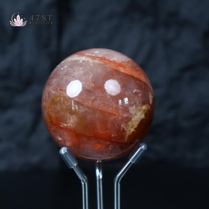 Fire Quartz Sphere