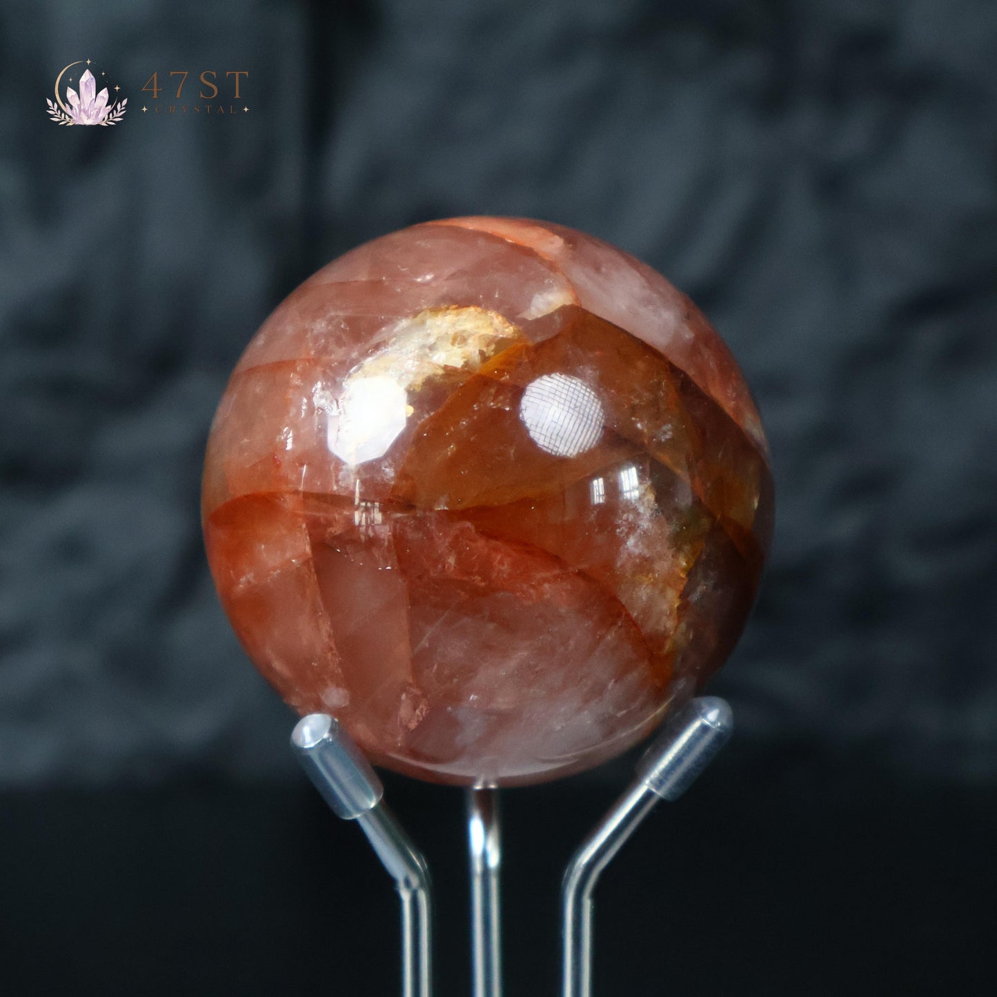 Fire Quartz Sphere