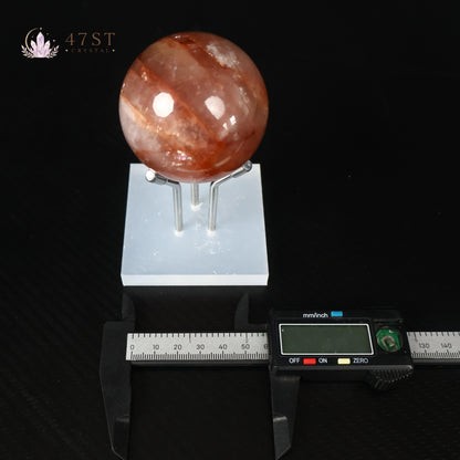 Fire Quartz Sphere