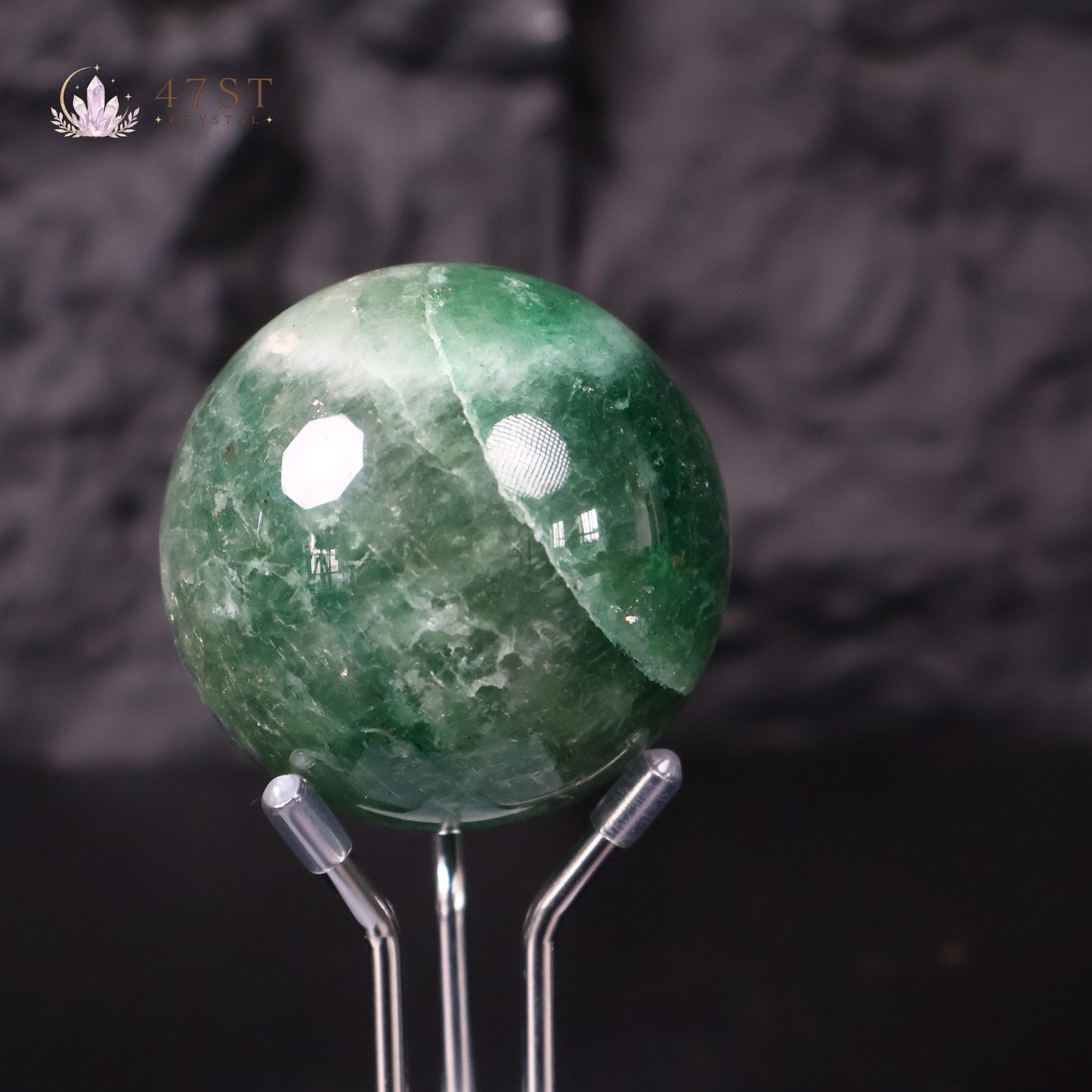 Green Strawberry Quartz Sphere