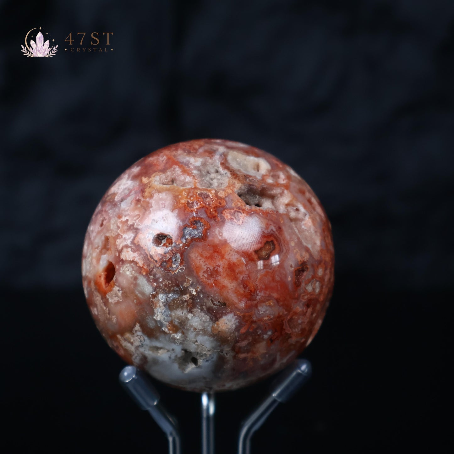 Crazy Lace Agate Sphere
