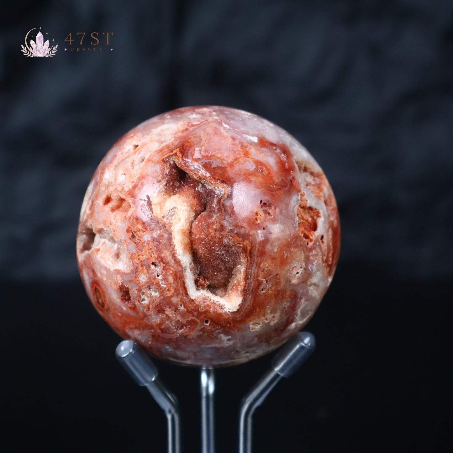 Crazy Lace Agate Sphere