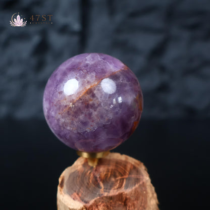 Amethyst Agate Sphere