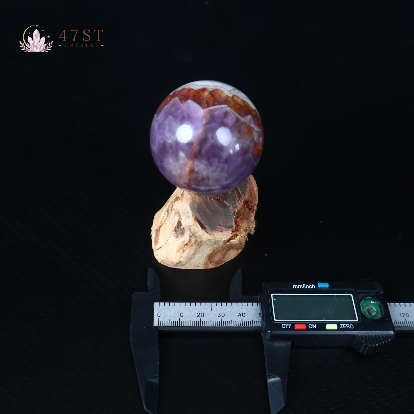 Amethyst Agate Sphere