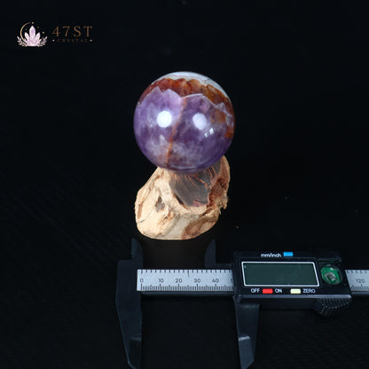 Amethyst Agate Sphere