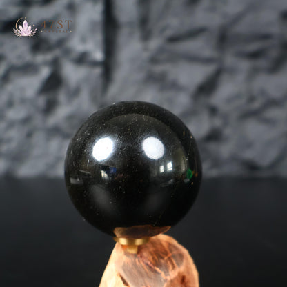 Golden Obsidian Sphere