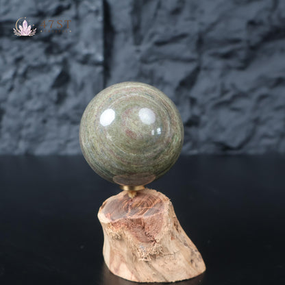 Tricolor Strawberry Quartz Sphere