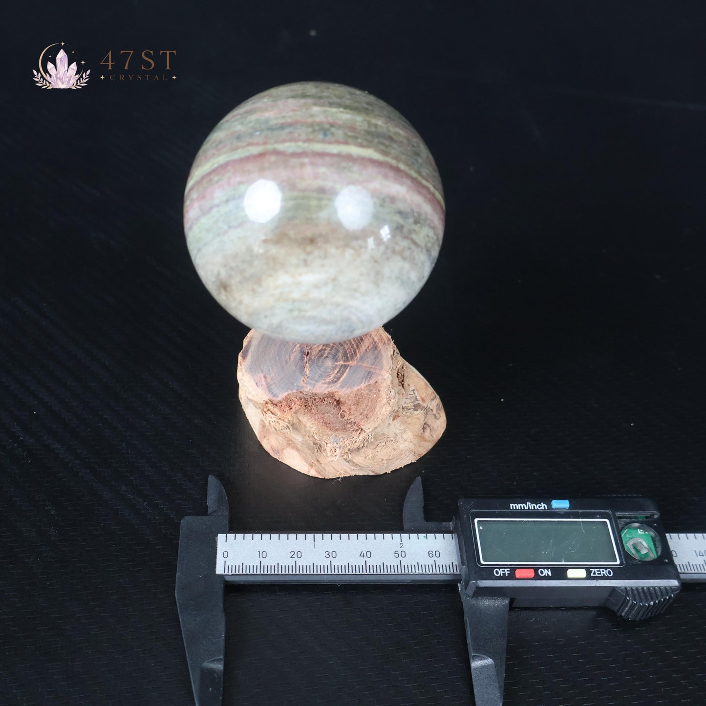 Tricolor Strawberry Quartz Sphere