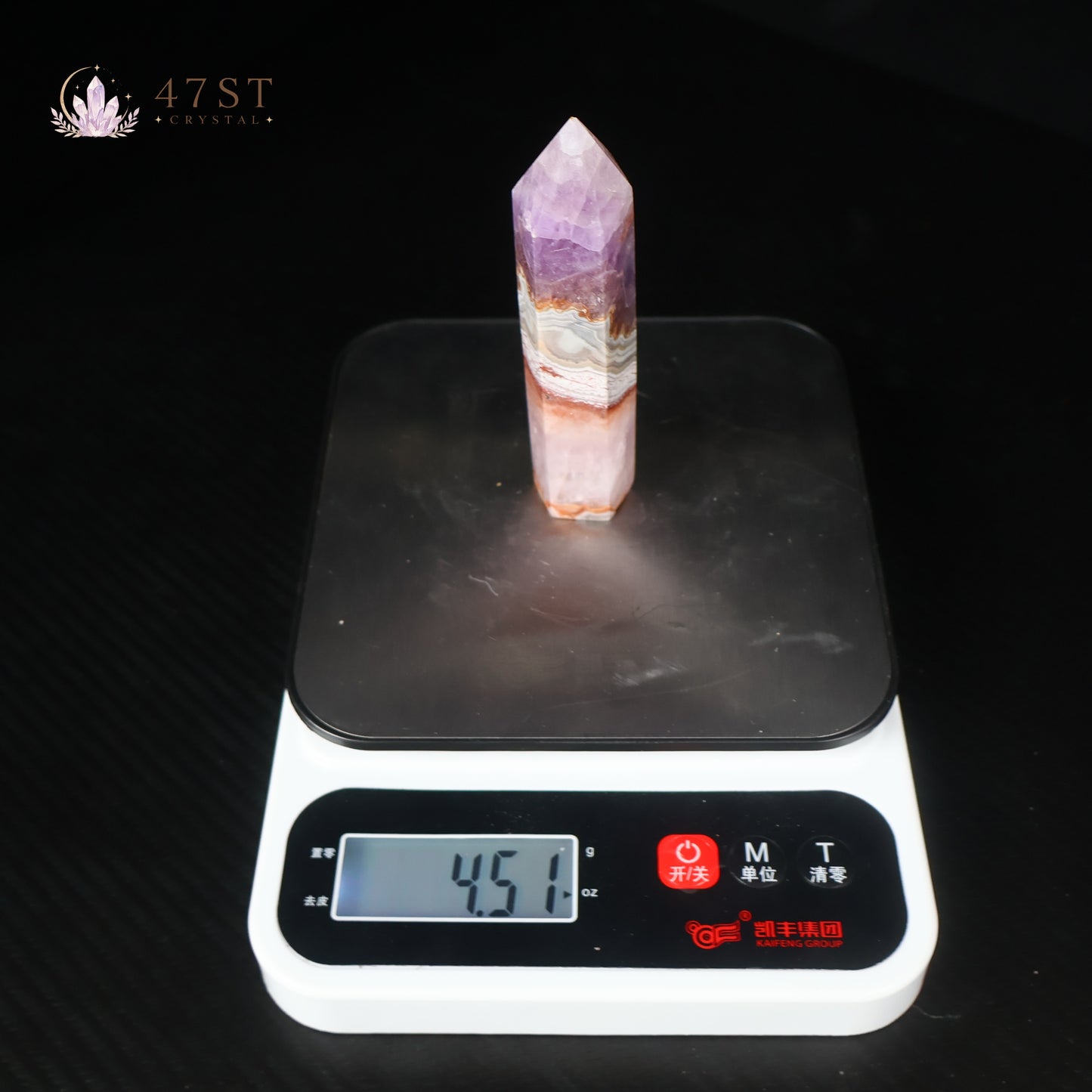 Amethyst Agate Tower