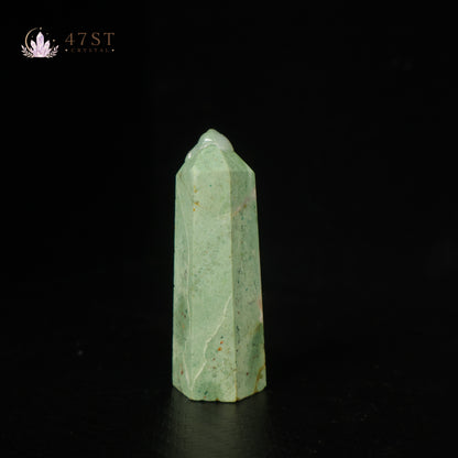 Green Unicorn Stone Tower