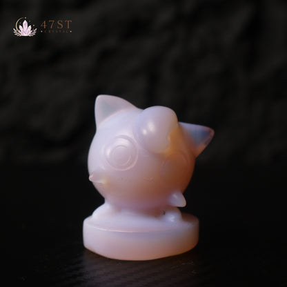 Pink Opalite Jigglypuff Carving