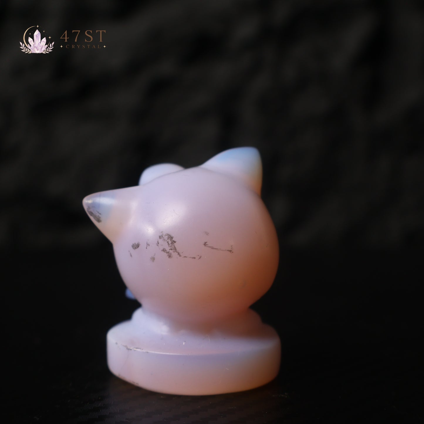 Pink Opalite Jigglypuff Carving