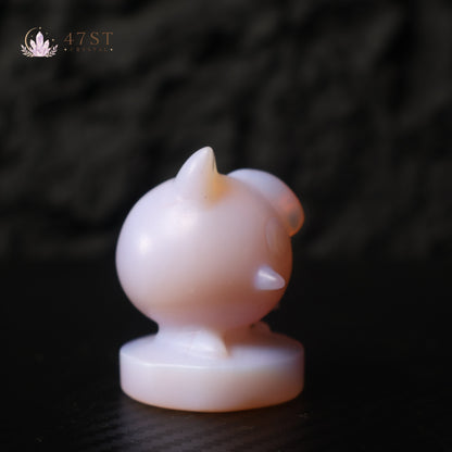 Pink Opalite Jigglypuff Carving
