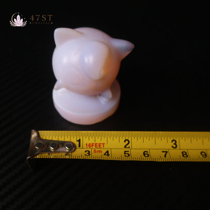 Pink Opalite Jigglypuff Carving