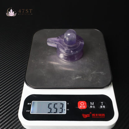 Purple Fluorite Stone Mill