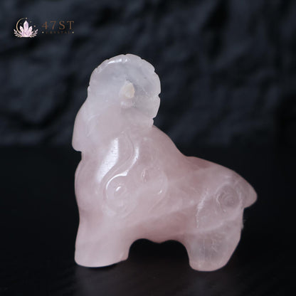 Rose Quartz Bighorn Sheep