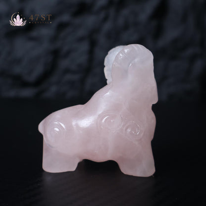 Rose Quartz Bighorn Sheep