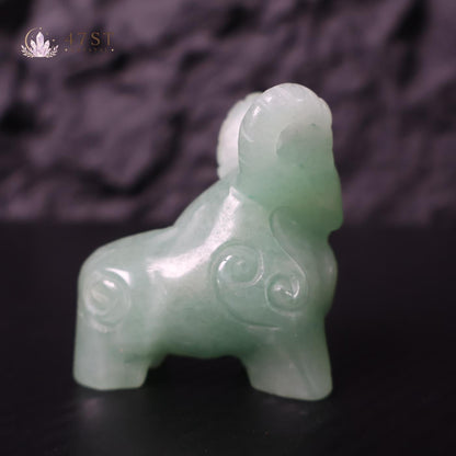 Green Aventurine Bighorn Sheep