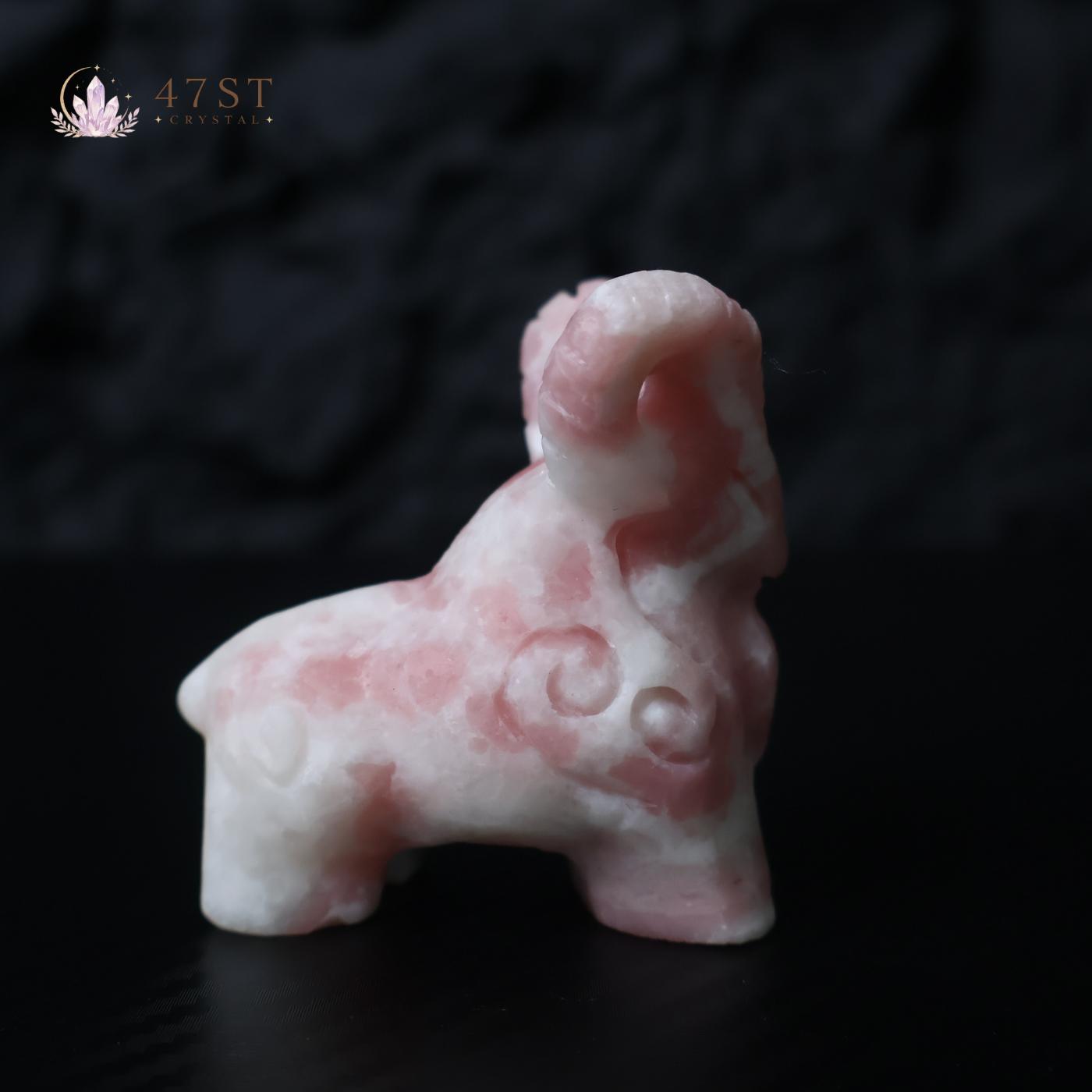 Pink Opal Bighorn Sheep