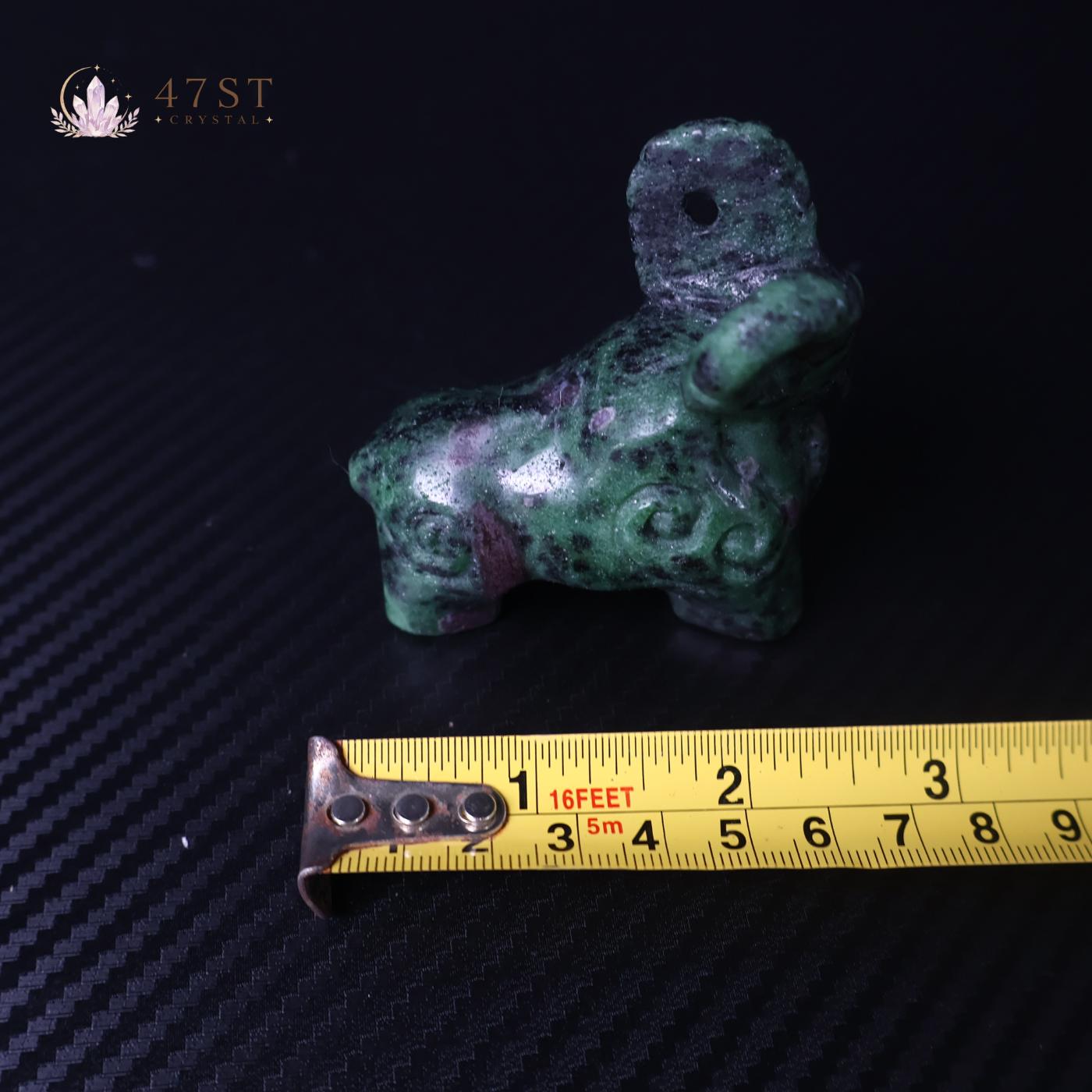 Ruby Fuchsite Bighorn Sheep