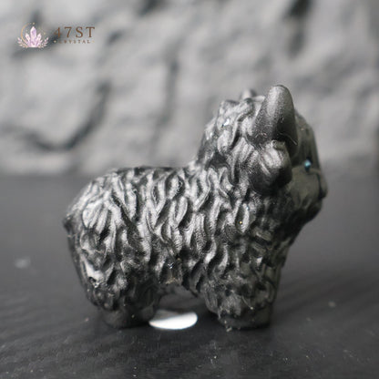 Obsidian Highland Cow
