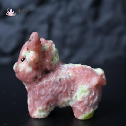 Red Plum Blossom Jasper Highland Cow