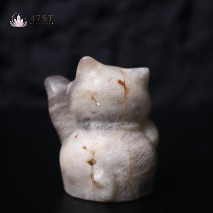 Moonstone Lucky Cat