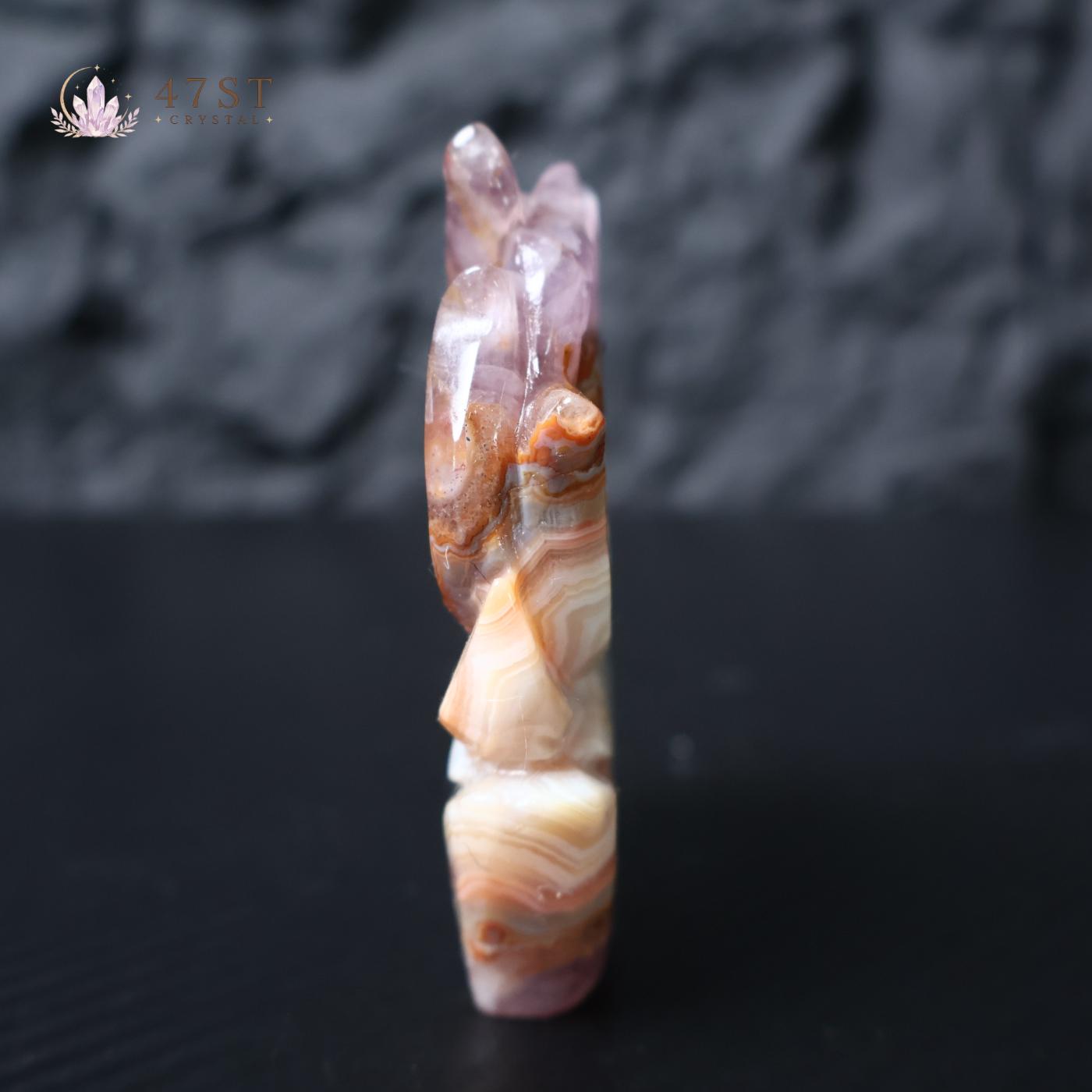 Amethyst Agate Nine-Tailed Fox