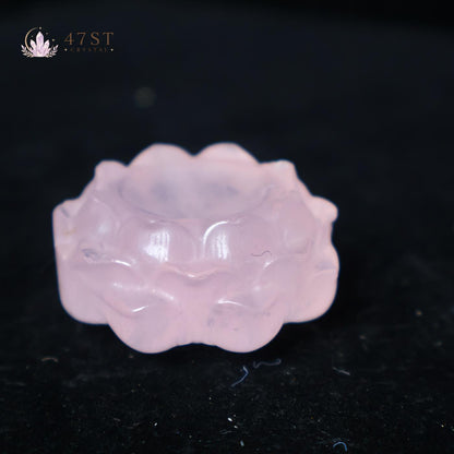 Rose Quartz Lotus