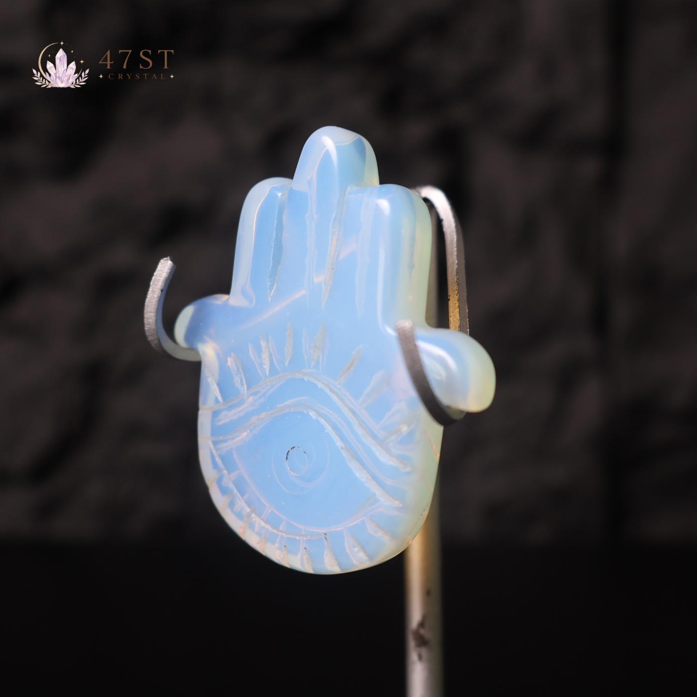 Opalite Hamsa Hand