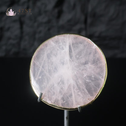 Rose Quartz Disc