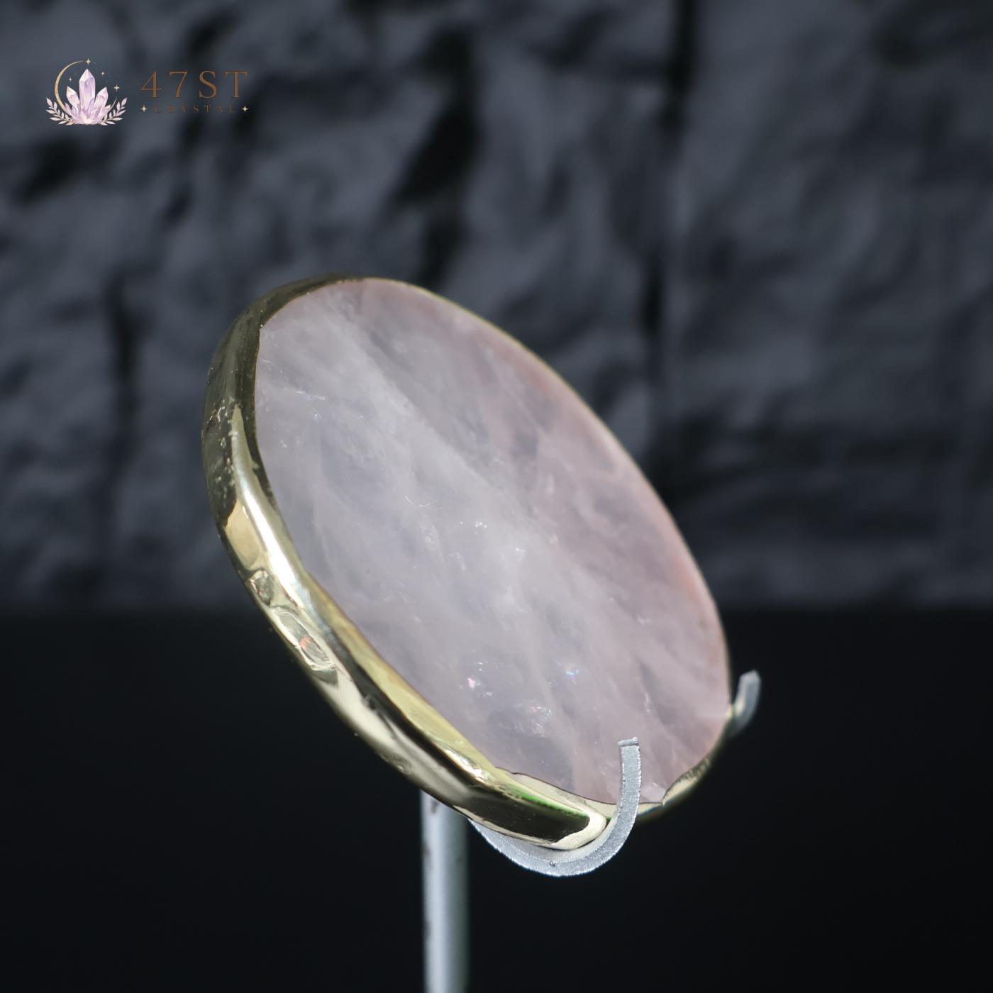 Rose Quartz Disc
