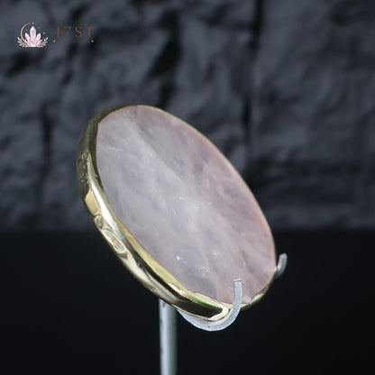 Rose Quartz Disc