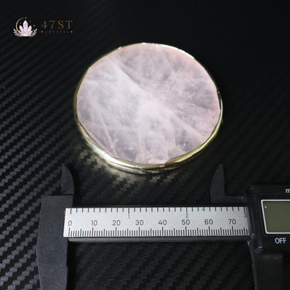 Rose Quartz Disc