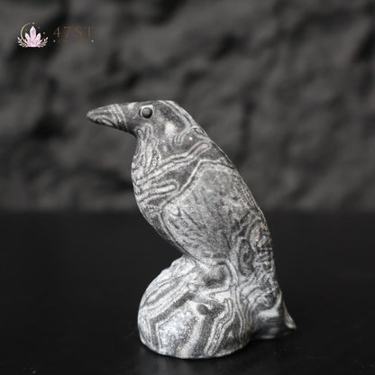 Crow Carving