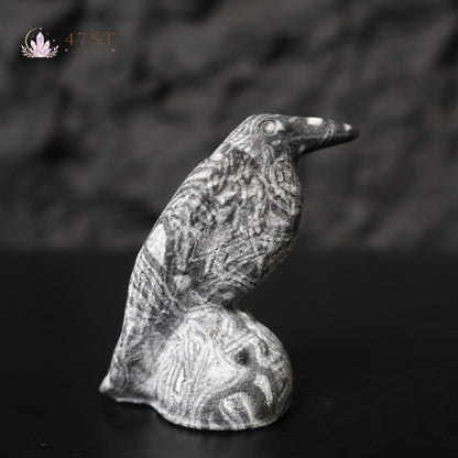 Crow Carving