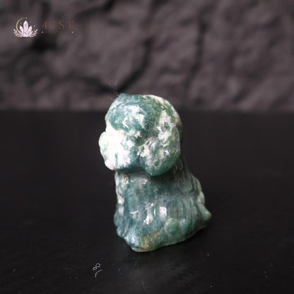 Moss Agate Dog