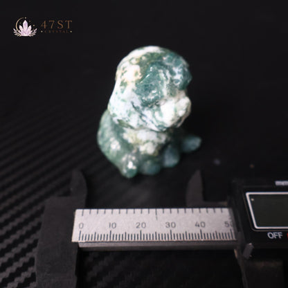 Moss Agate Dog