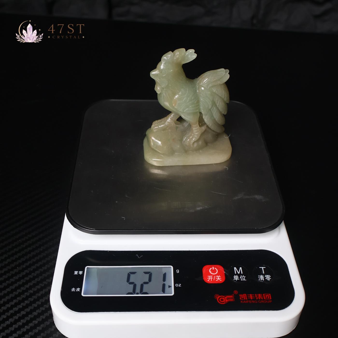 Green Aventurine Rooster