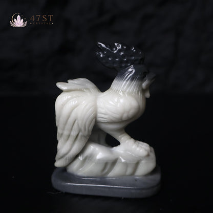 Yin Yang Jade Rooster