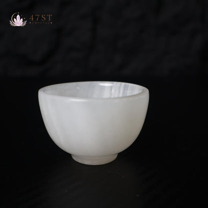 White Onyx Bowl