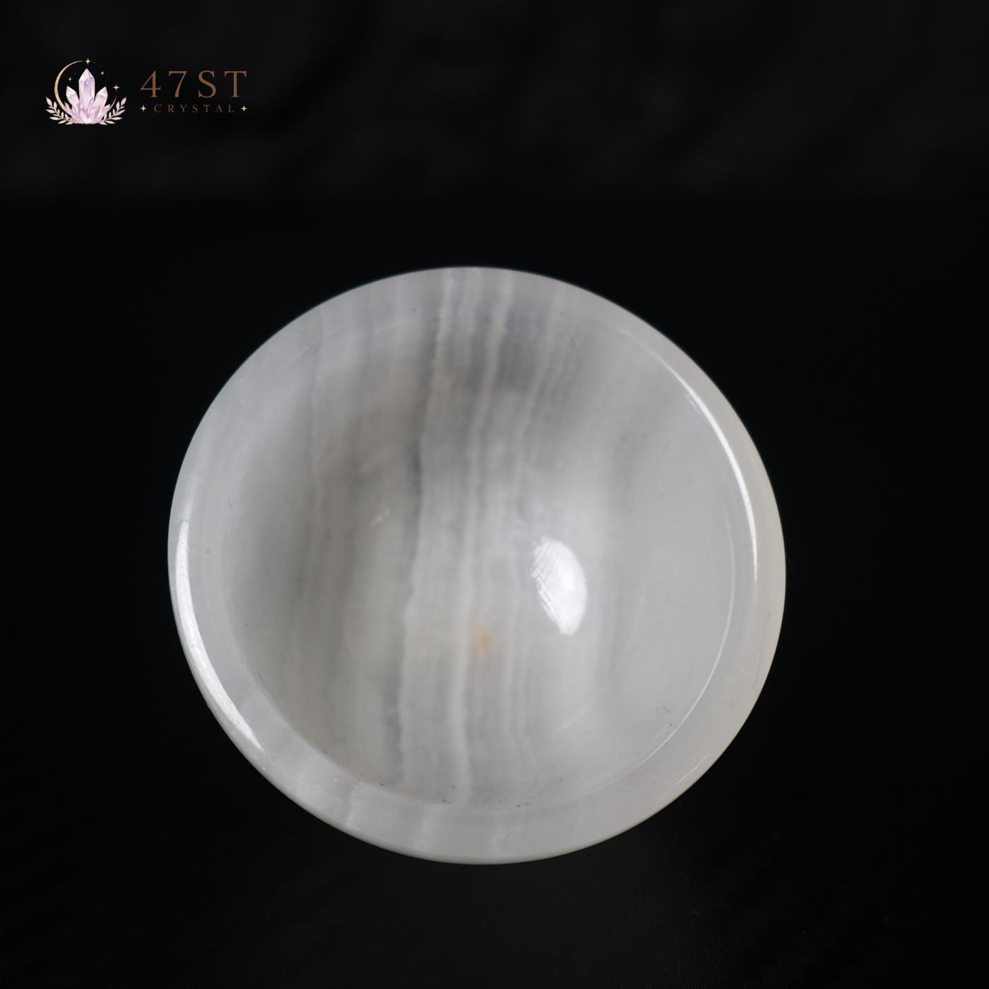 White Onyx Bowl