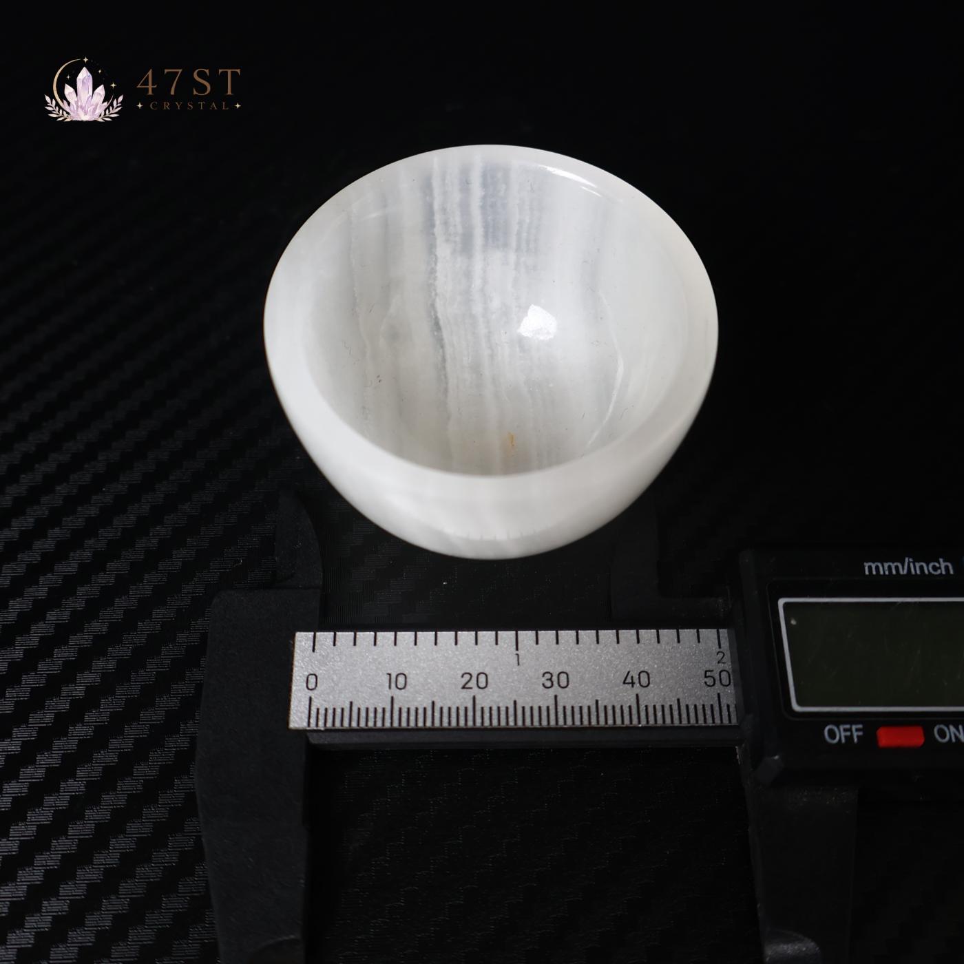 White Onyx Bowl