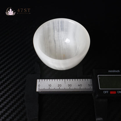 White Onyx Bowl