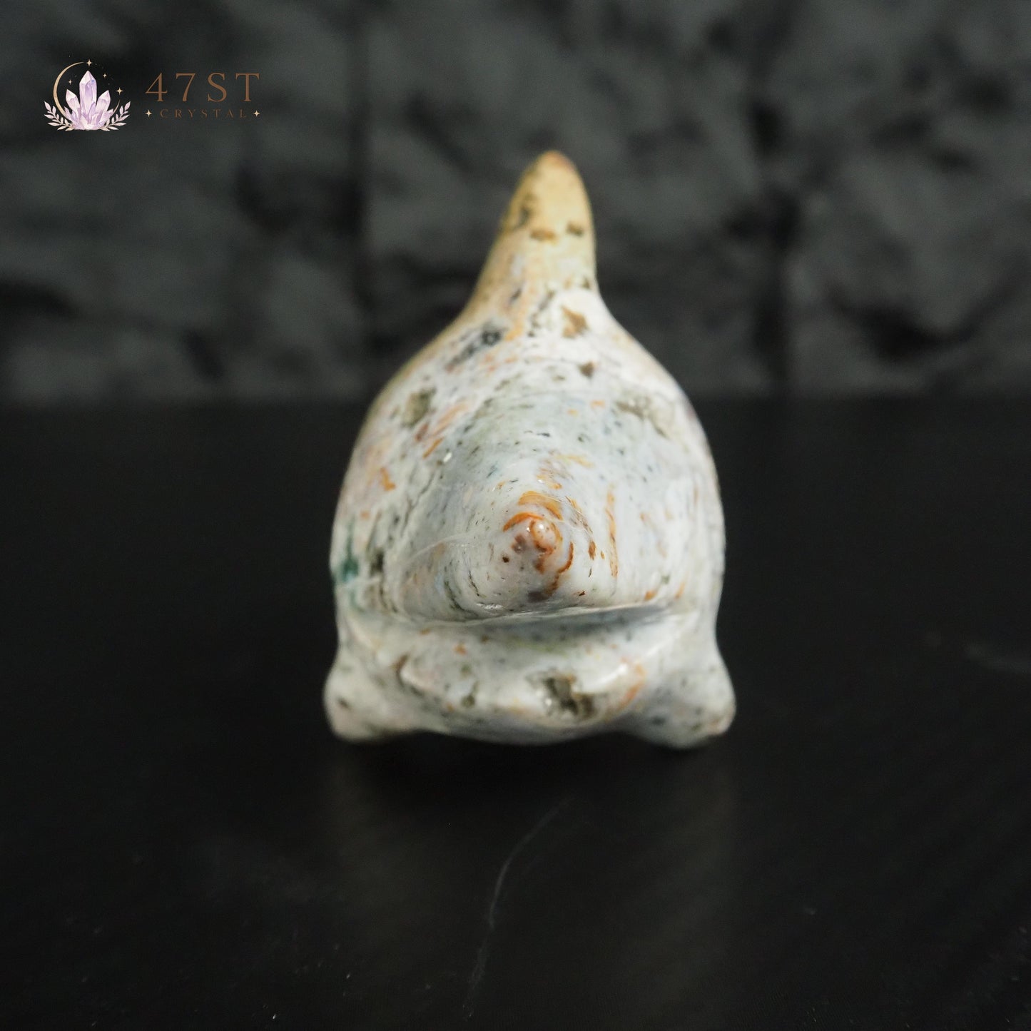 Ocean Jasper Shark Carving