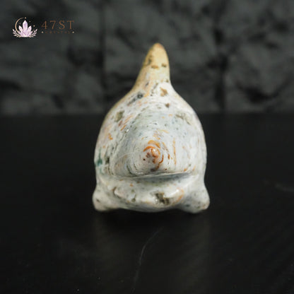 Ocean Jasper Shark Carving