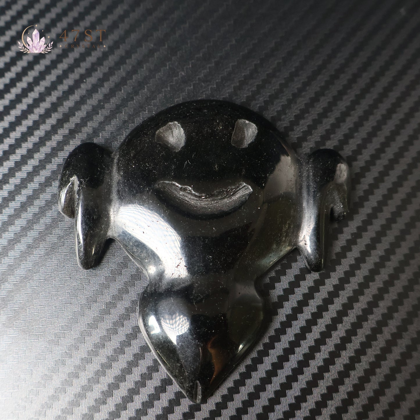 Obsidian Ghost Carving