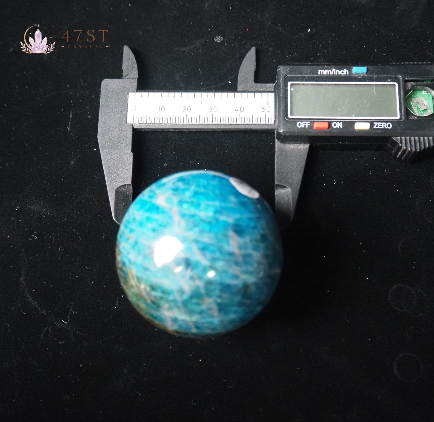 Blue Apatite Sphere